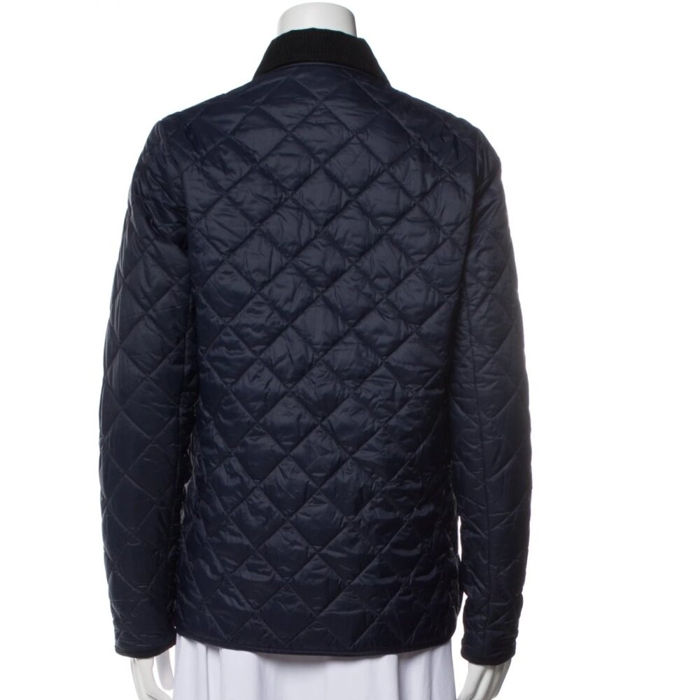 Barbour Navy Quilted Utility Jacket - image 3